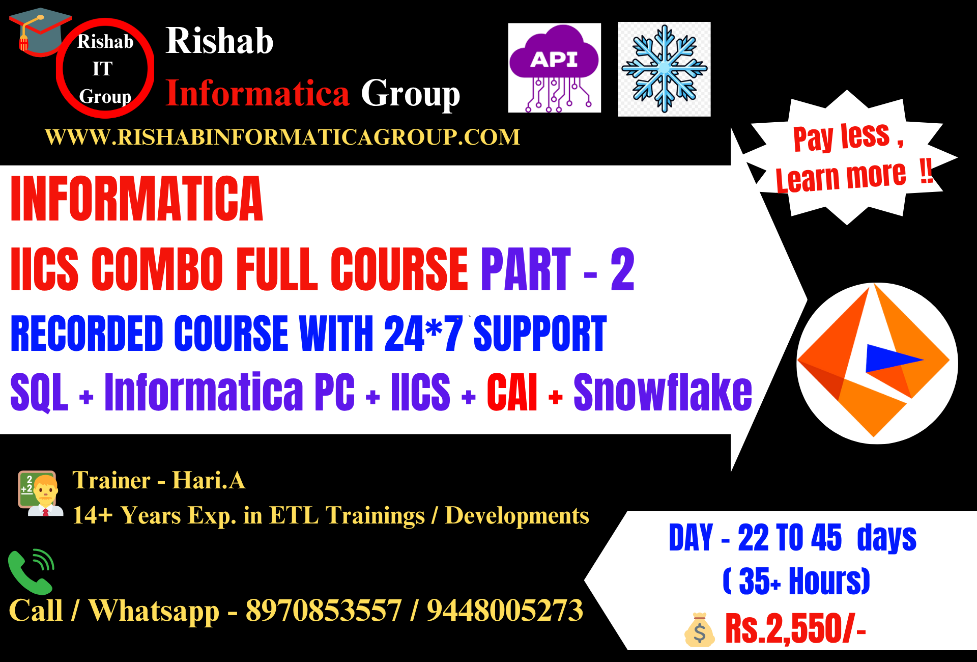 Informatica IICS COMBO Training